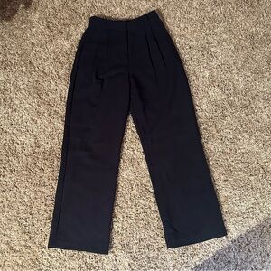 Abercrombie Navy Wide Leg Pants